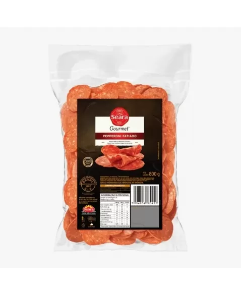 PEPPERONI FATIADO SEARA 800 G